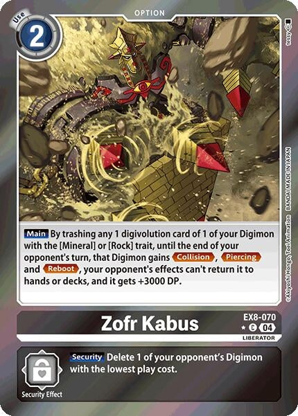 Image for Zofr Kabus (Limited Foil) (EX8-070 C)