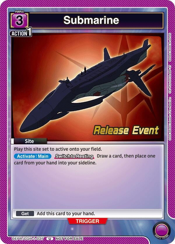 Image for Submarine (UEPR/CGH-1-027) - Union Arena