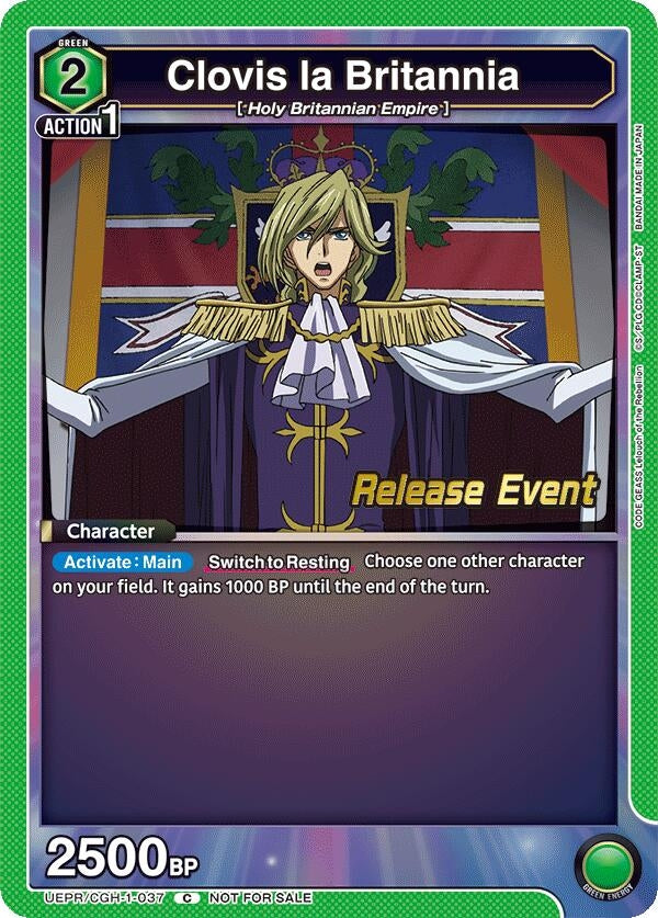 Image for Clovis la Britannia (UEPR/CGH-1-037) - Union Arena