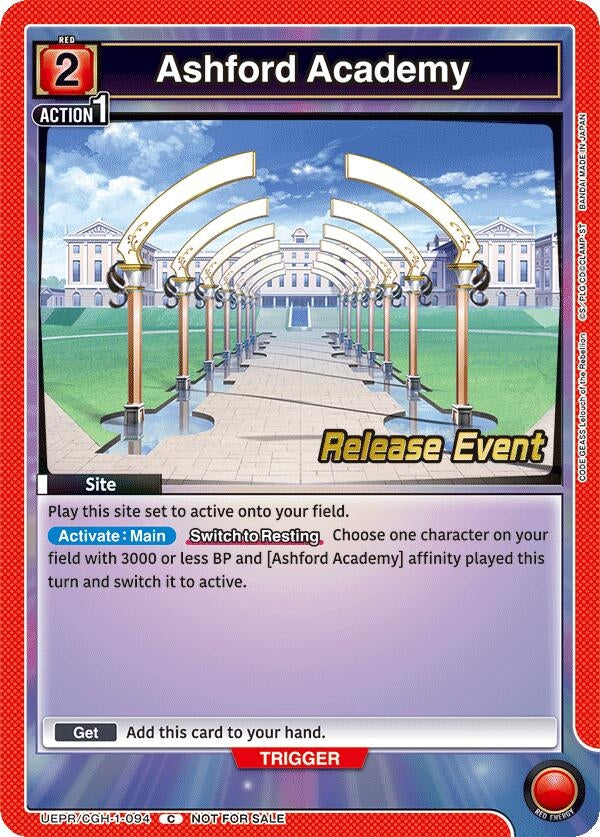 Image for Ashford Academy (UEPR/CGH-1-094) - Union Arena