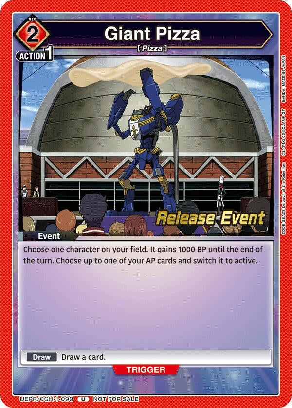 Image for Giant Pizza (UEPR/CGH-1-099) - Union Arena