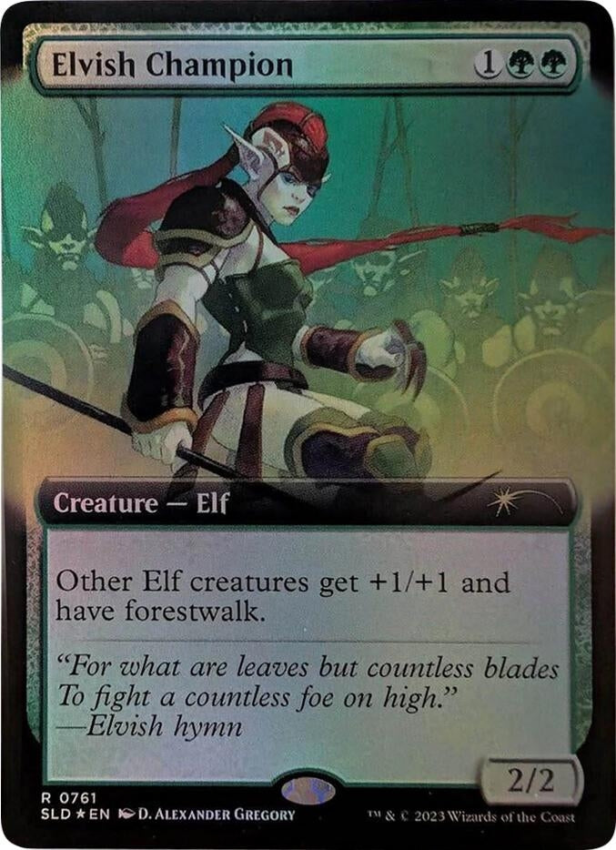 Image for Elvish Champion (Extended Art) (761) [Secret Lair Drop Series] - Magic: The Gathering