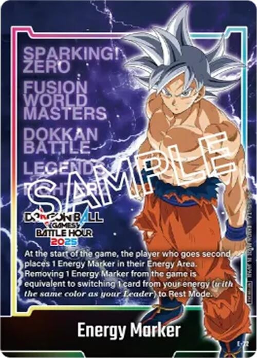 Image for Energy Marker (E-22) (Dragon Ball Games Battle Hour 2025 Promo Card Set) (E-22) [Fusion World Energy Markers] - Dragon Ball Super: Fusion World