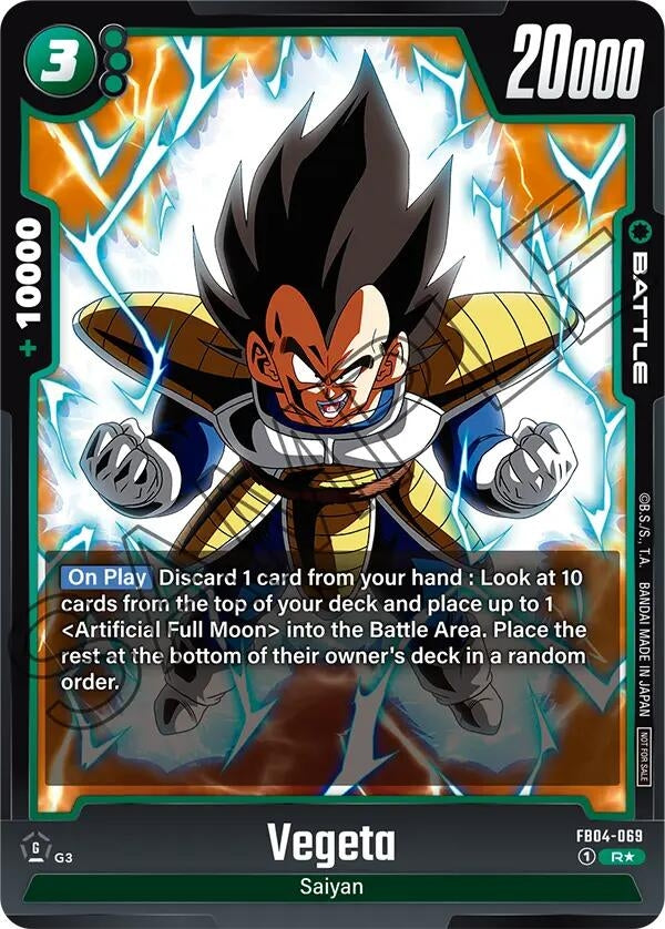 Image for Vegeta - FB04-069 (Tournament Pack 05) (FB04-069) [Tournament and Championship Promos]