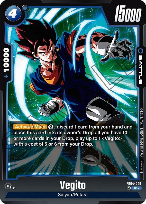 Image for Vegito - FB04-046 (Tournament Pack 05) (FB04-046) [Tournament and Championship Promos]
