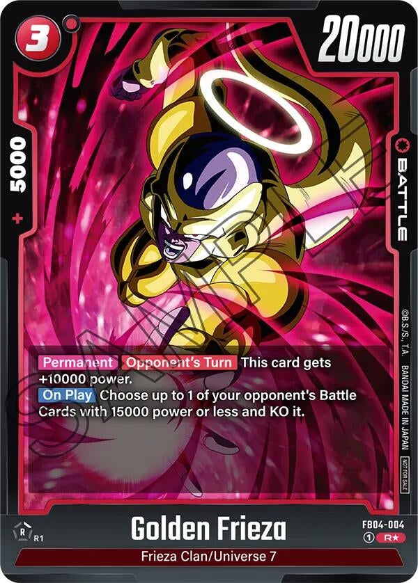 Image for Golden Frieza (Tournament Pack 05) (FB04-004) [Tournament and Championship Promos]
