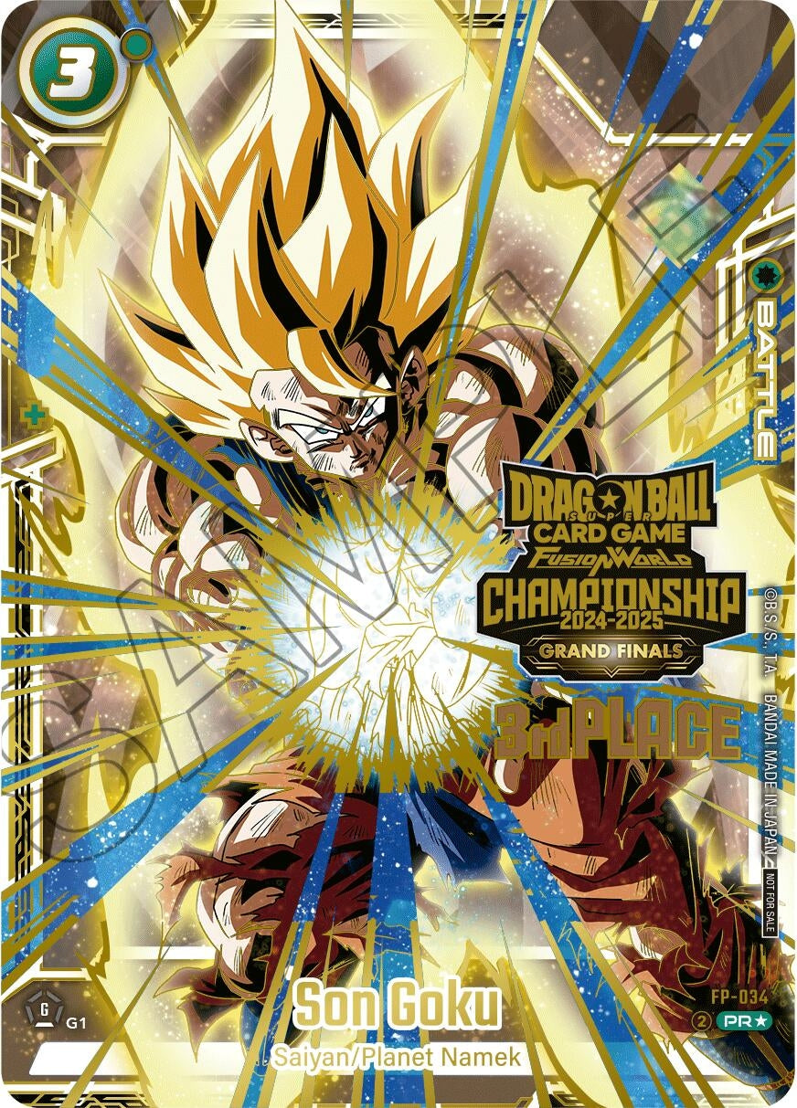 Image for Son Goku - FP-034 (3rd Place) (FP-034) [Tournament and Championship Promos] - Dragon Ball Super: Fusion World