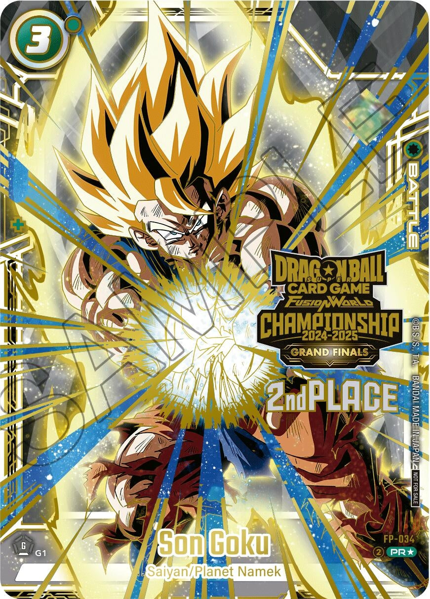 Image for Son Goku - FP-034 (2nd Place) (FP-034) [Tournament and Championship Promos] - Dragon Ball Super: Fusion World