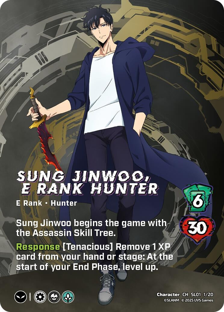 Image for Sung Jinwoo, E Rank Hunter (SL01 1/20) (SLO)