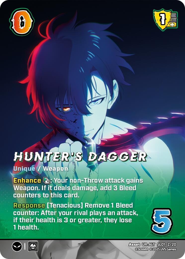 Image for Hunter's Dagger (Alternate Art) (SL01 2/20) (SLO)