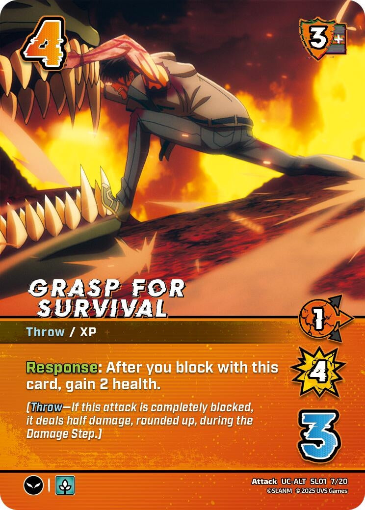 Image for Grasp for Survival (Alternate Art) (SL01 7/20) (SLO)