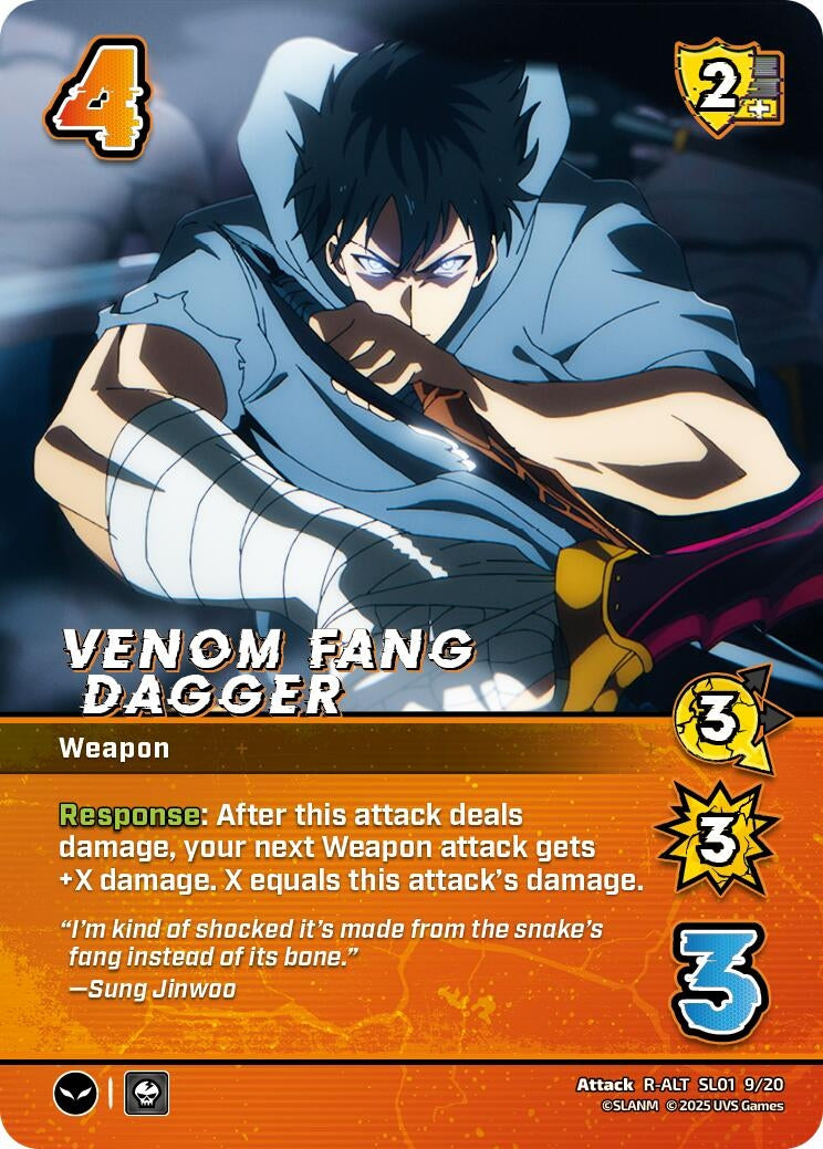 Image for Venom Fang Dagger (Alternate Art) (SL01 9/20) (SLO)