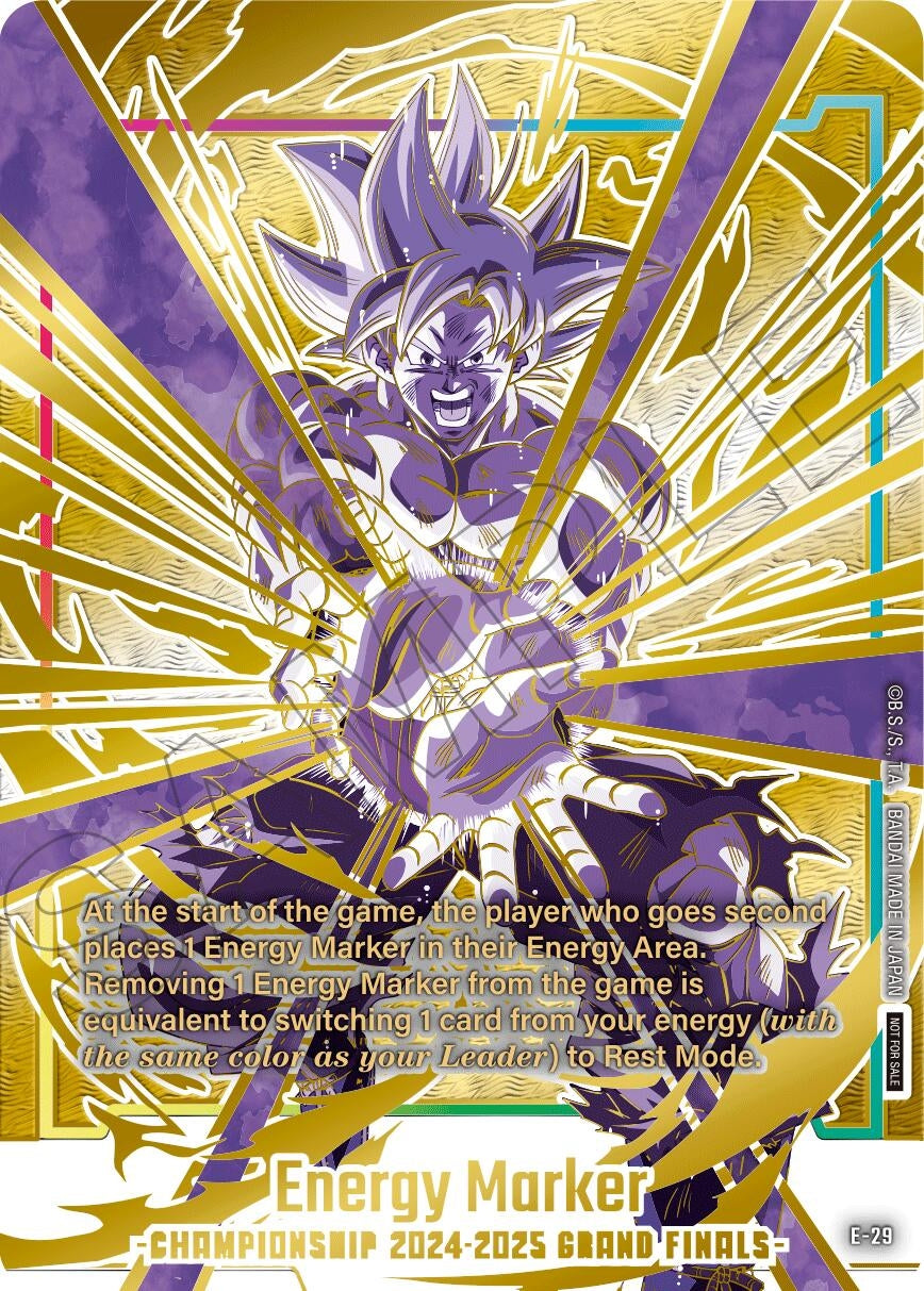 Image for Energy Marker - E-29 (Championship 2024-2025 Grand Finals) (E-29) [Tournament and Championship Promos] - Dragon Ball Super: Fusion World