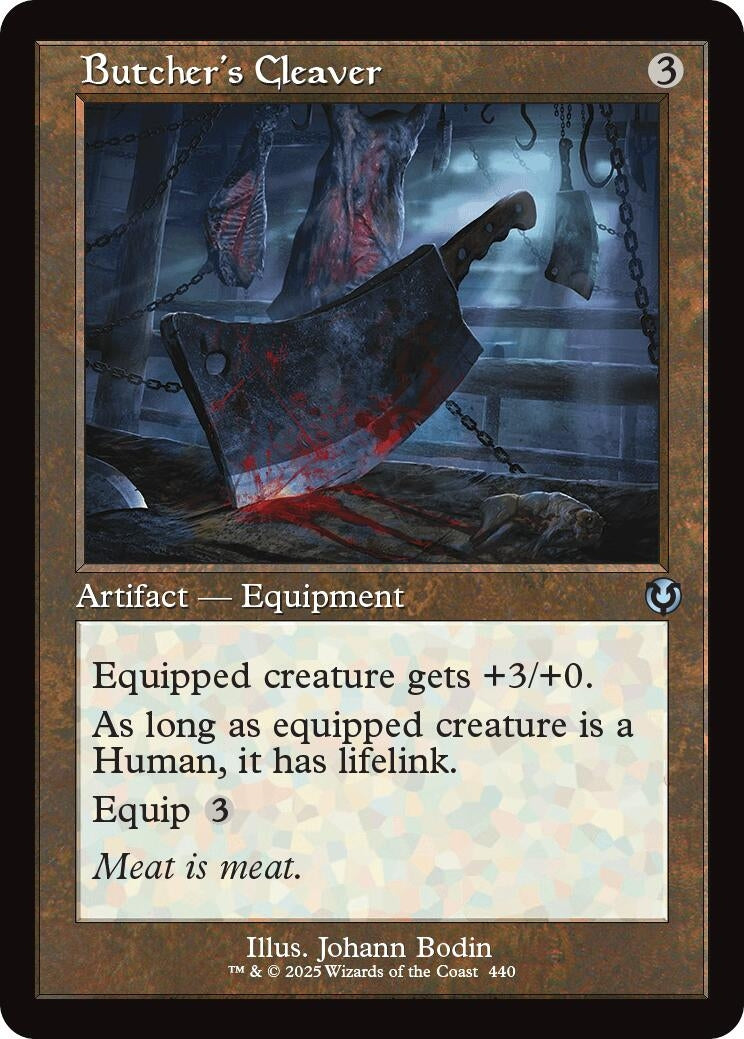 Image for Butcher's Cleaver (Retro Frame) (440) (INR)