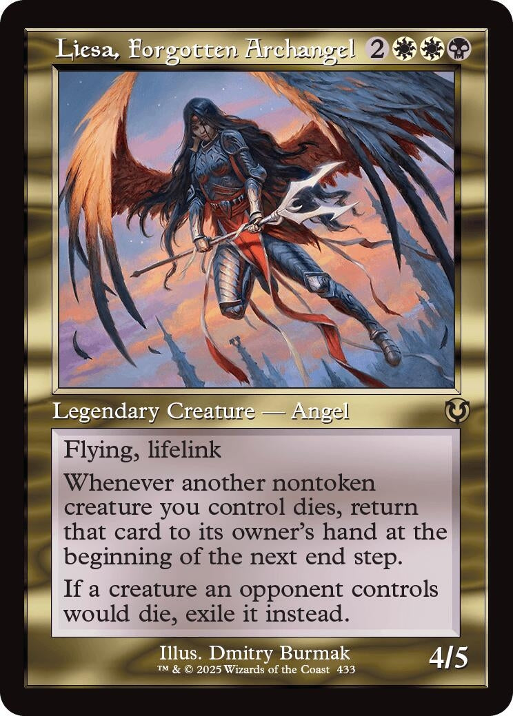 Image for Liesa, Forgotten Archangel (Retro Frame) (433) (INR)