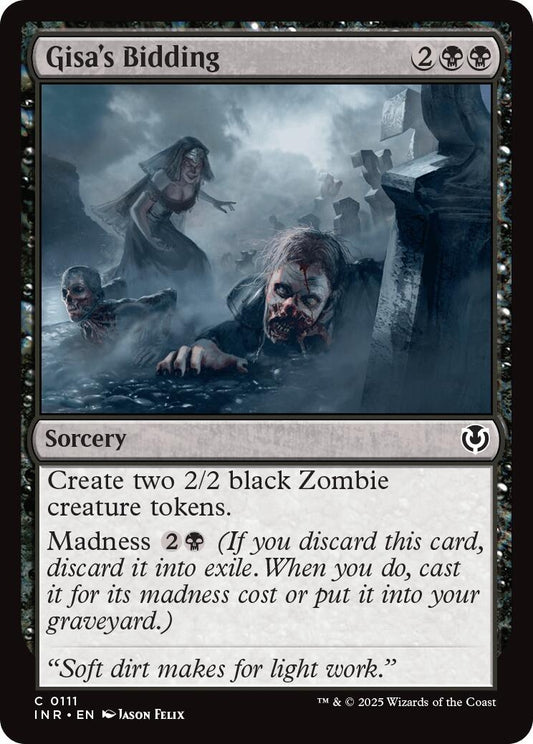 Image for Gisa's Bidding (111) (INR)