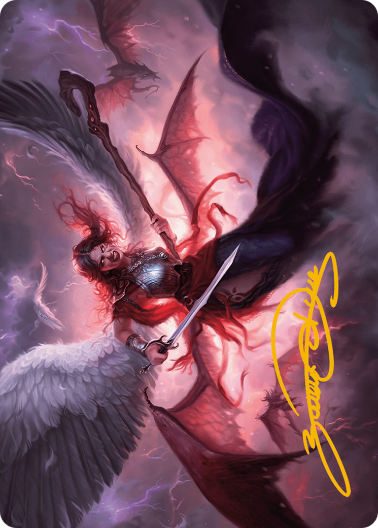 Kaalia of the Vast Art Card (Gold-Stamped Signature) [Modern Horizons 3 Art Series] | Red Riot Games CA