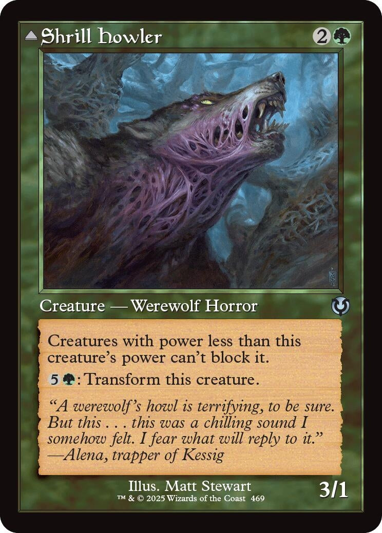 Image for Shrill Howler (Retro Frame) (469) (INR)