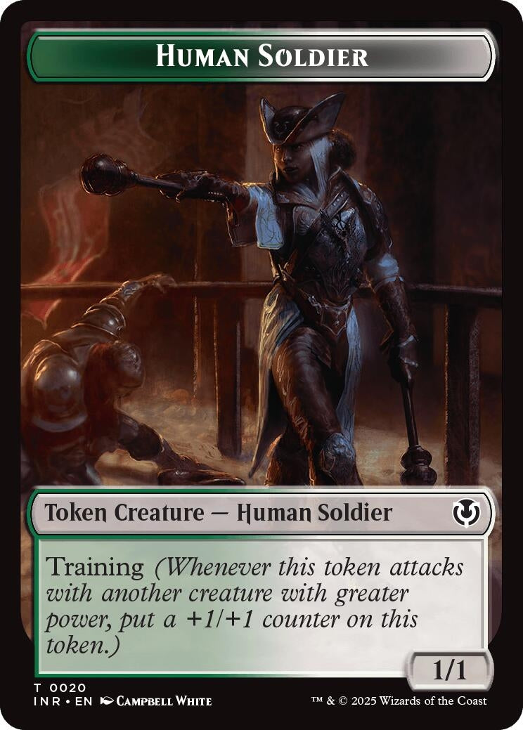 Image for Human Soldier (0020) // Emblem - Tamiyo, Field Researcher Double-Sided Token (20 // 26) (INR)
