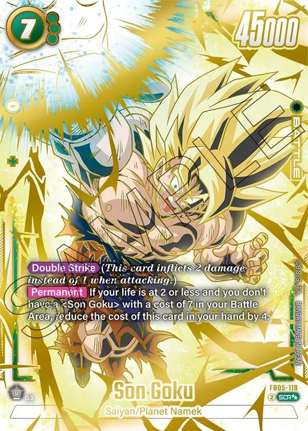 Image for Son Goku - FB05-119 (Super Alternate Art) (FB05-119) [New Adventure]