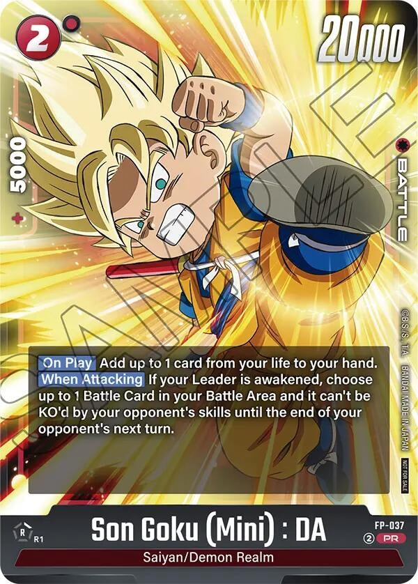 Image for Son Goku (Mini) : DA - FP-037 (FP-037) [Fusion World Promotion Cards and Packs]