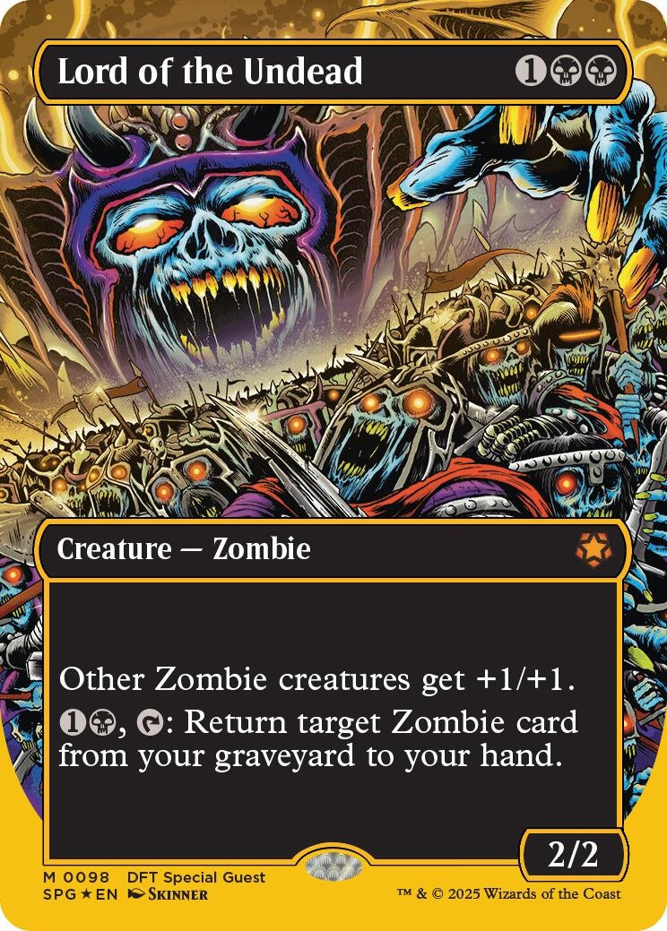 Image for Lord of the Undead (Borderless) (First-Place Foil) (98) [Special Guests]