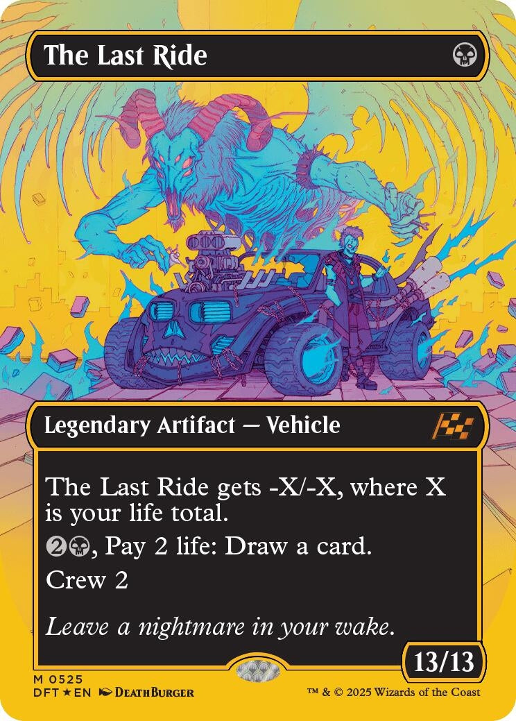 Image for The Last Ride (Borderless) (First-Place Foil) (525) (DFT)