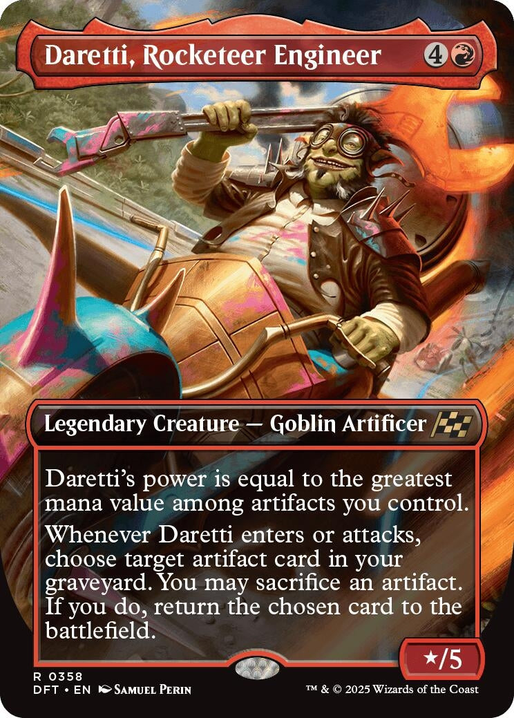 Image for Daretti, Rocketeer Engineer (Borderless) (358) (DFT)