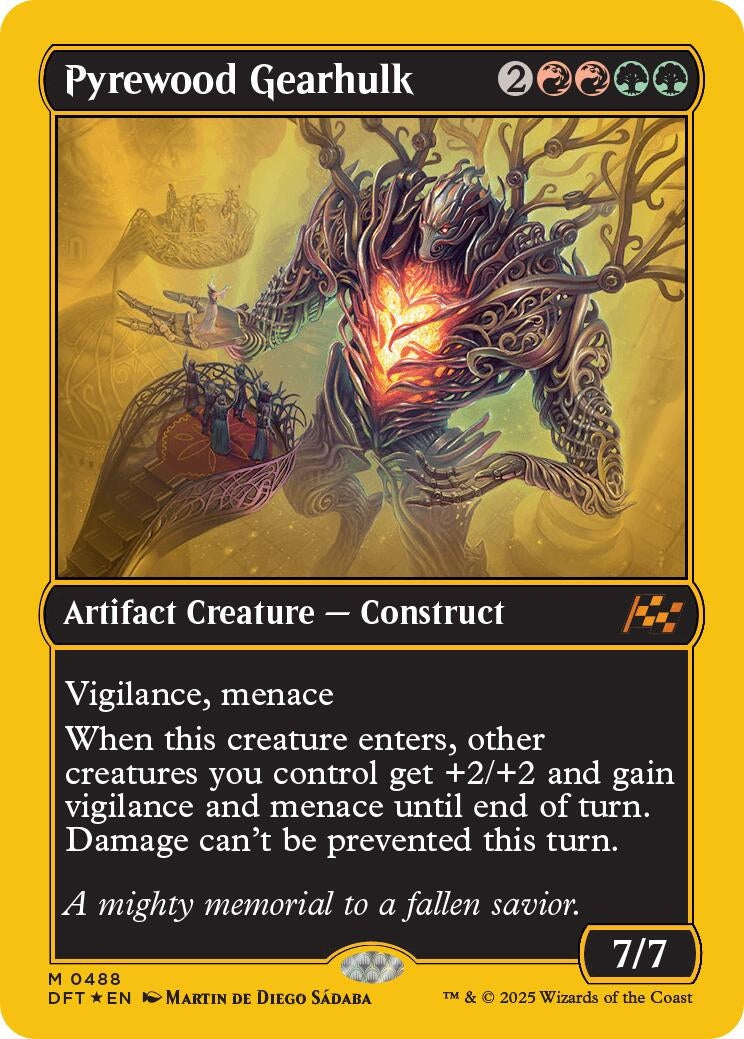 Image for Pyrewood Gearhulk (First-Place Foil) (488) (DFT)