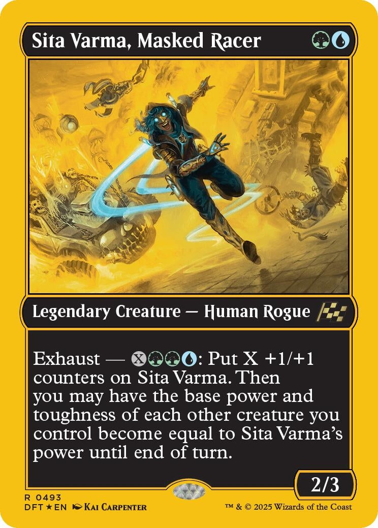 Image for Sita Varma, Masked Racer (First-Place Foil) (493) (DFT)