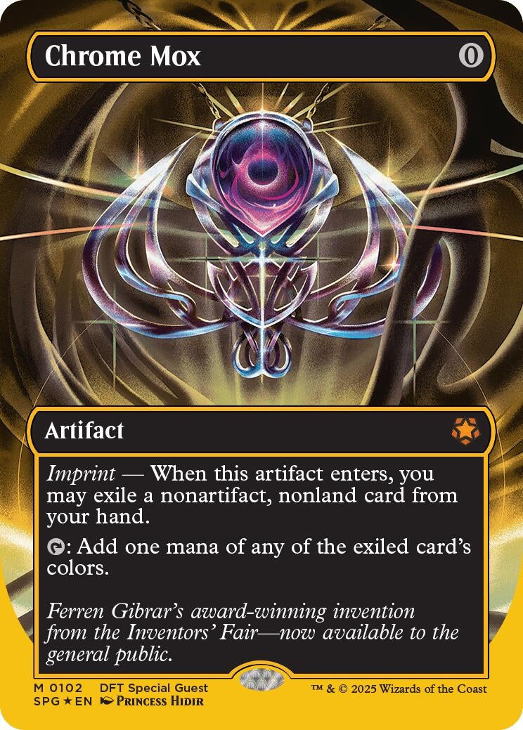 Image for Chrome Mox (Borderless) (First-Place Foil) (102) [Special Guests]