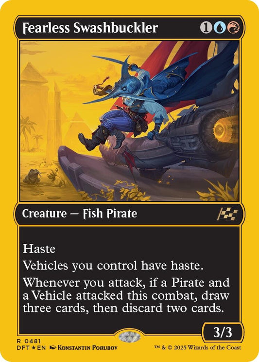 Image for Fearless Swashbuckler (First-Place Foil) (481) (DFT)