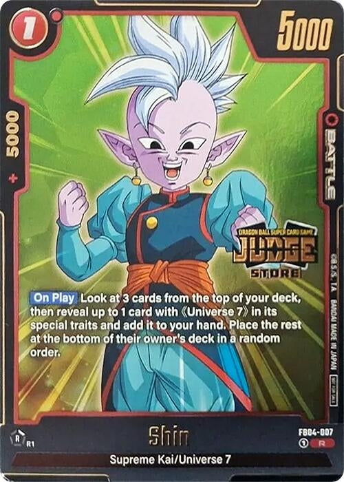 Image for Shin - FB04-007 (Judge Pack (Store Judge) 03) (FB04-007) [Tournament and Championship Promos]