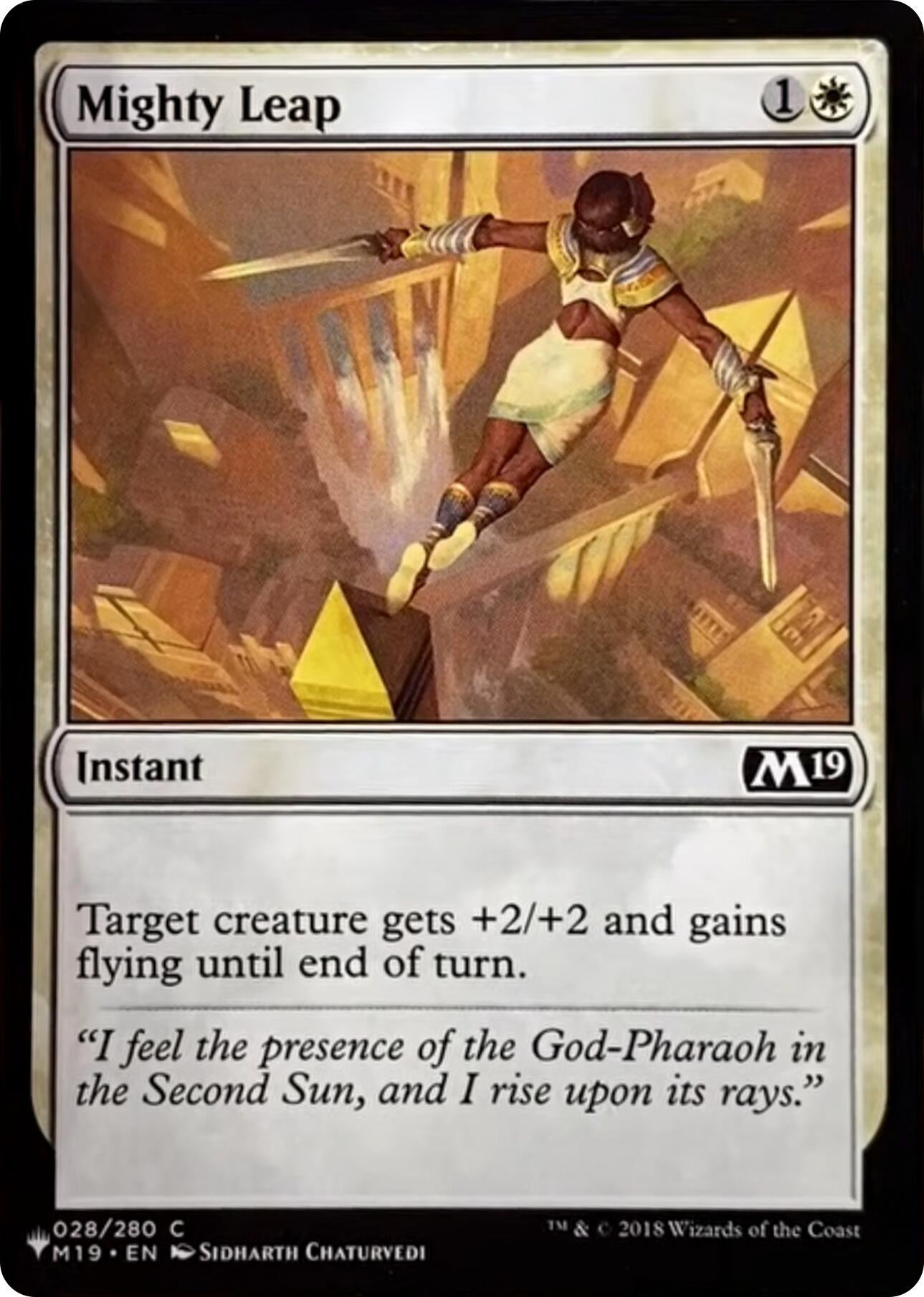 Image for Mighty Leap (028/280) [The List Reprints] - Magic: The Gathering