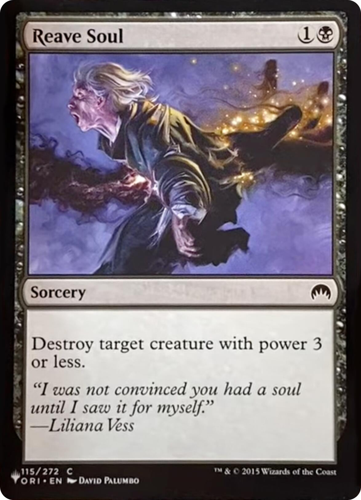 Image for Reave Soul (115/272) [The List Reprints] - Magic: The Gathering