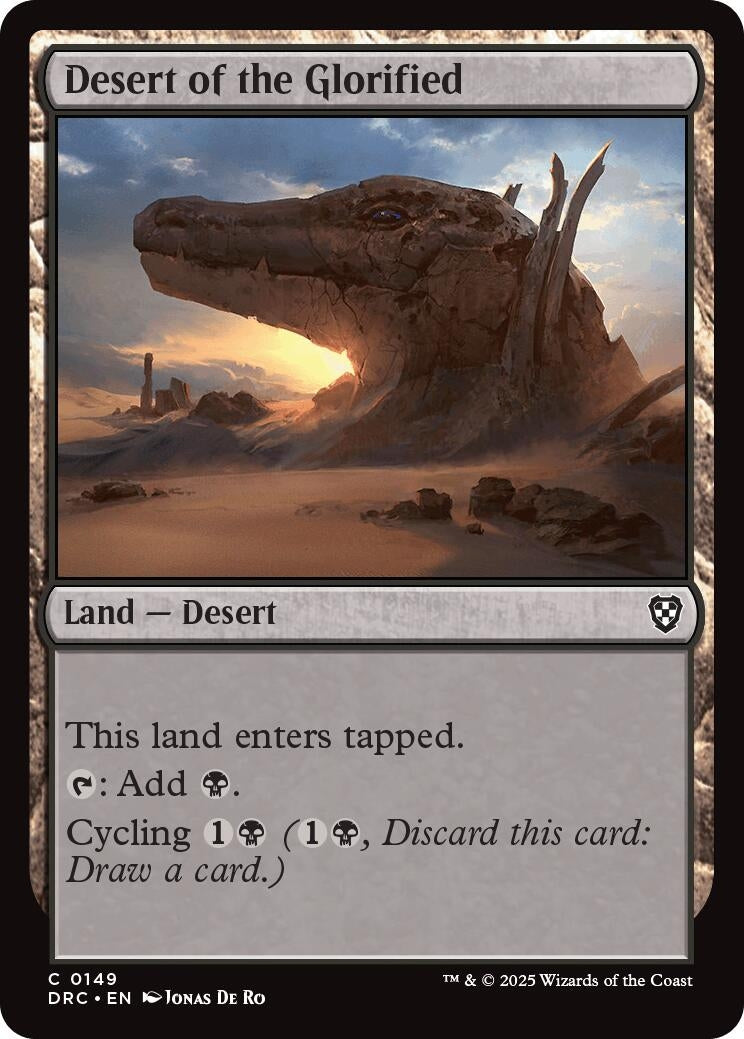 Image for Desert of the Glorified (149) (DRC)