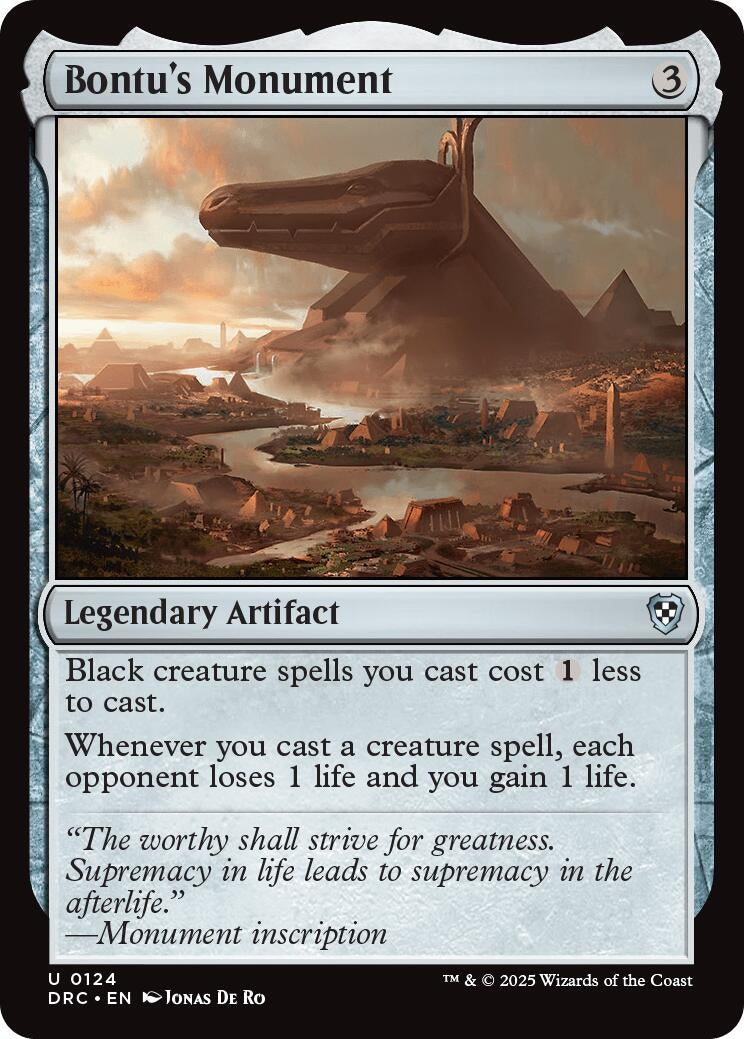 Image for Bontu's Monument (124) (DRC)
