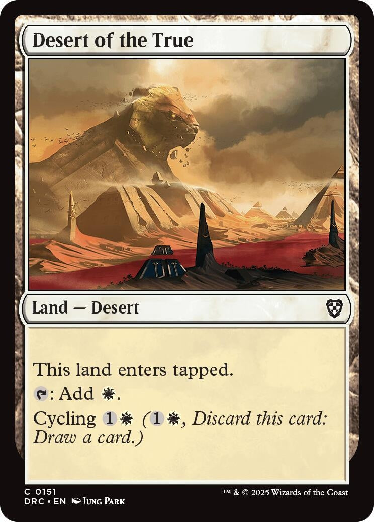 Image for Desert of the True (151) (DRC)
