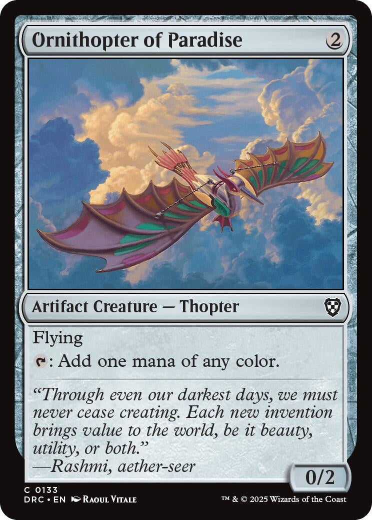 Image for Ornithopter of Paradise (133) (DRC)