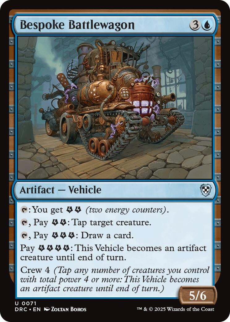 Image for Bespoke Battlewagon (71) (DRC)