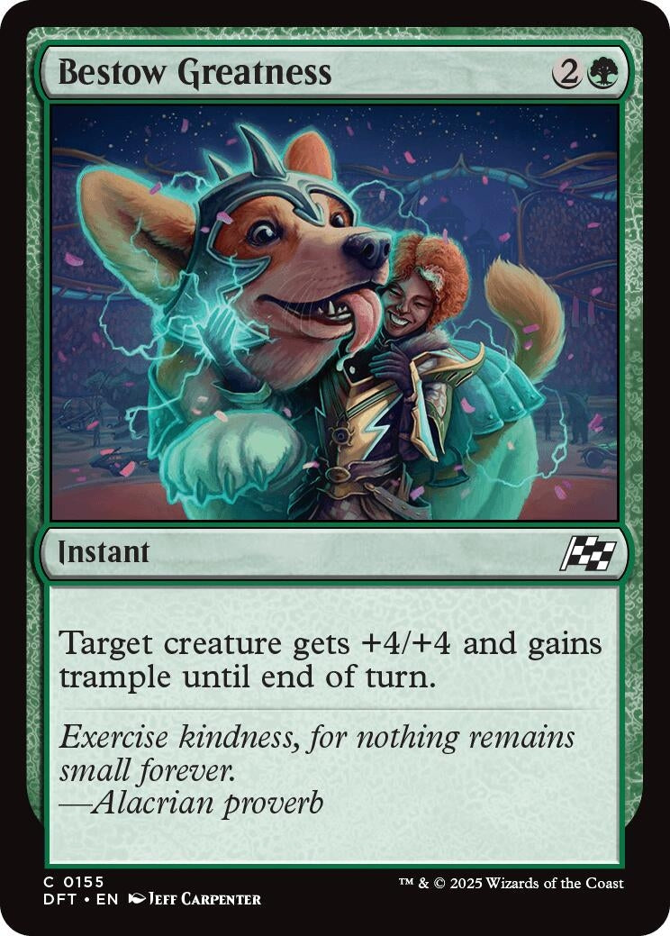 Image for Bestow Greatness (155) (DFT)