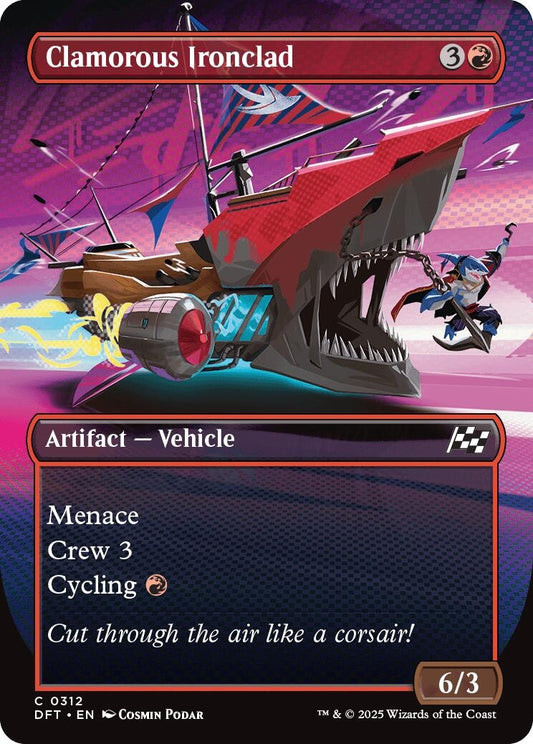 Image for Clamorous Ironclad (Borderless) (312) (DFT)