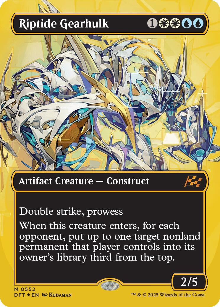 Image for Riptide Gearhulk (Borderless) (First-Place Foil) (552) (DFT)