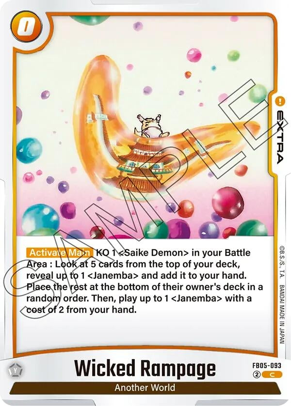 Image for Wicked Rampage (FB05-093) [FB05]