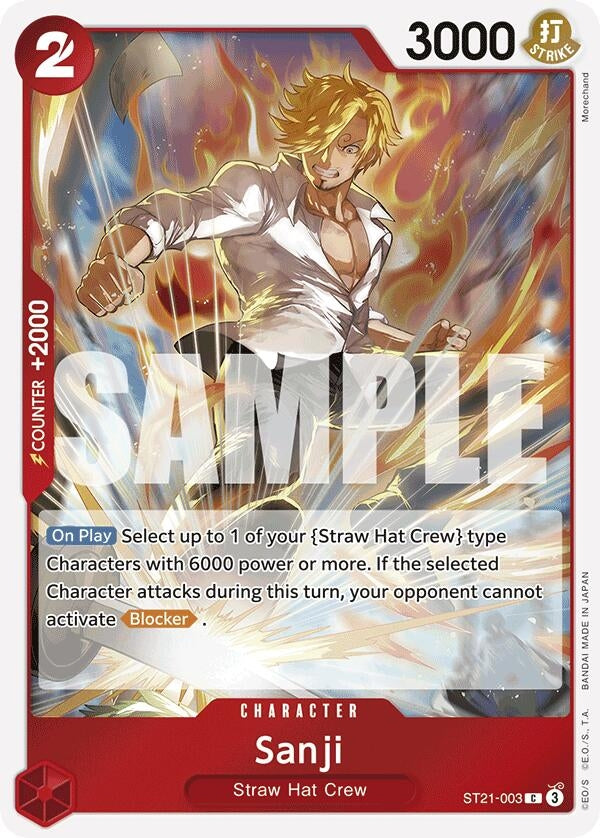 Image for Sanji (ST21-003) (ST21) - One Piece Card Game