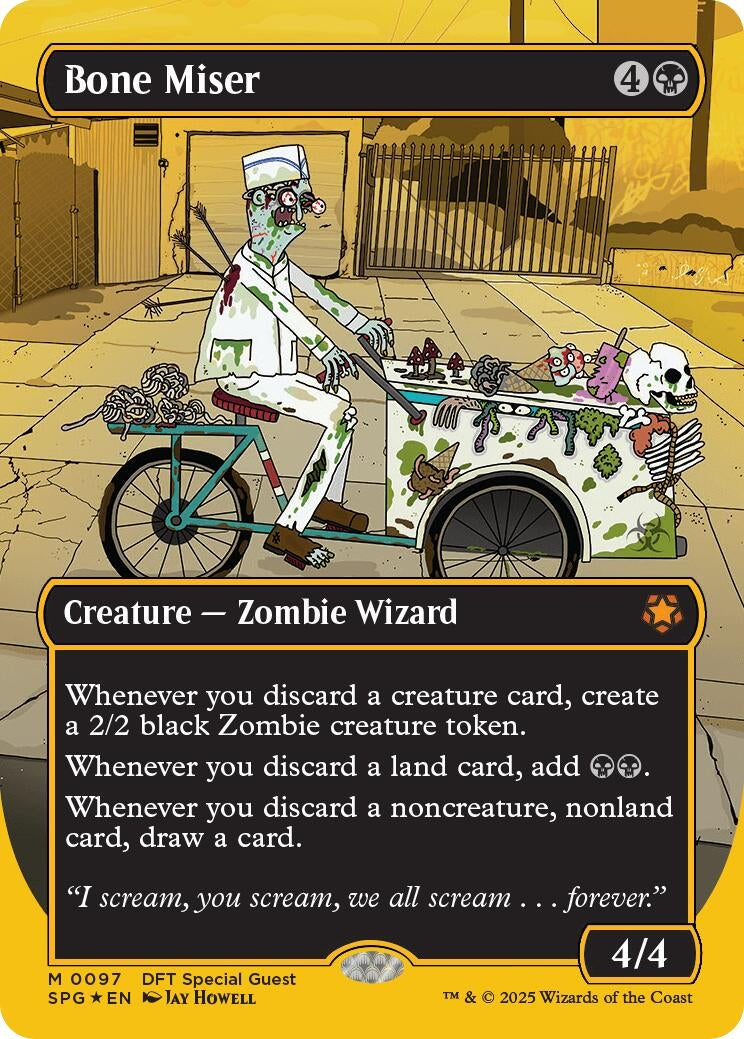 Image for Bone Miser (Borderless) (First-Place Foil) (97) [Special Guests]