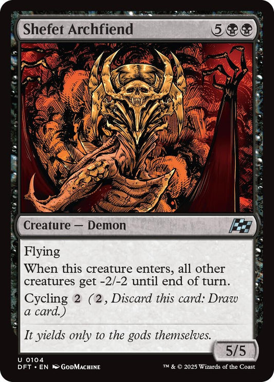 Image for Shefet Archfiend (104) (DFT)