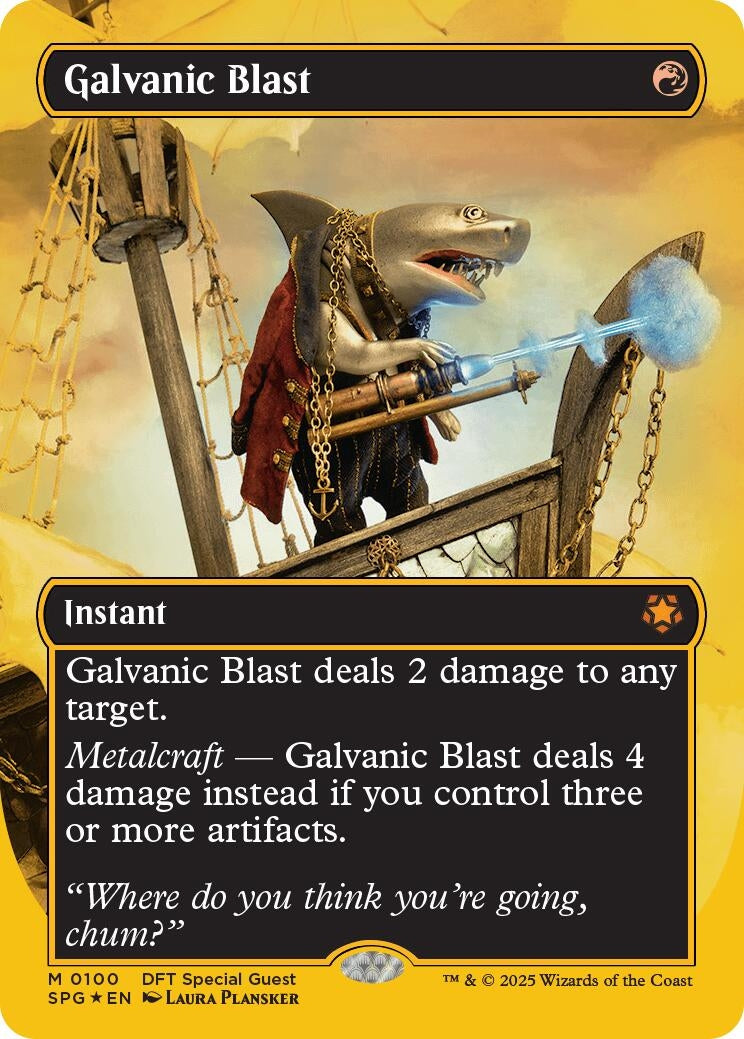 Image for Galvanic Blast (Borderless) (First-Place Foil) (10) [Special Guests]
