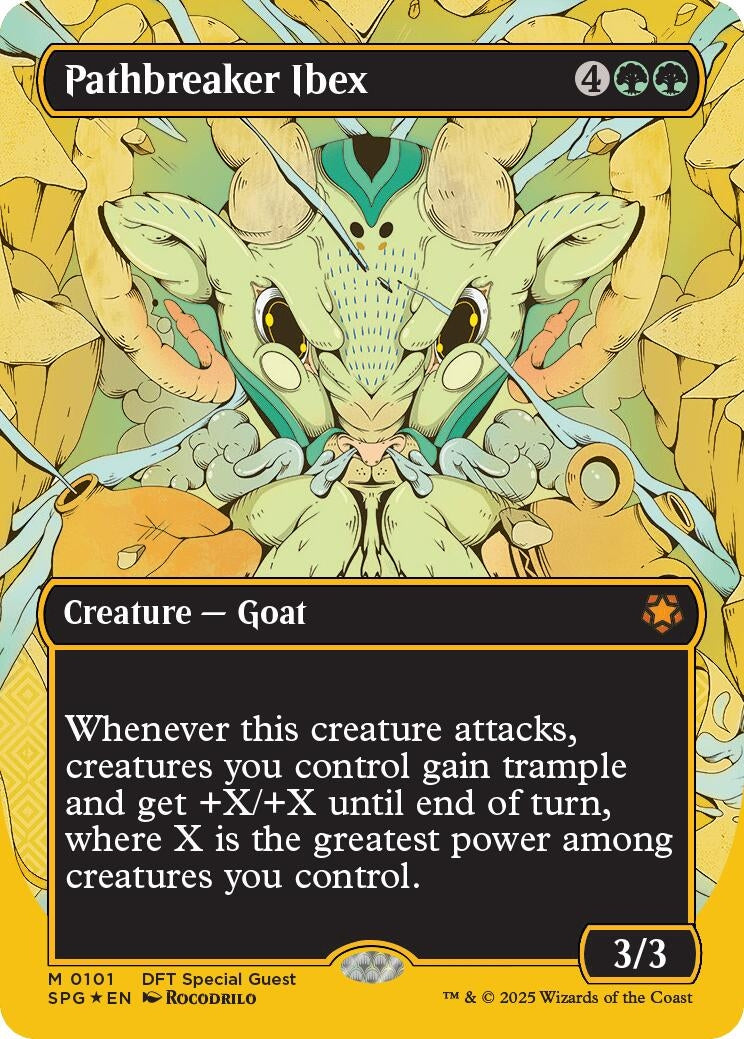 Image for Pathbreaker Ibex (Borderless) (First-Place Foil) (101) [Special Guests]