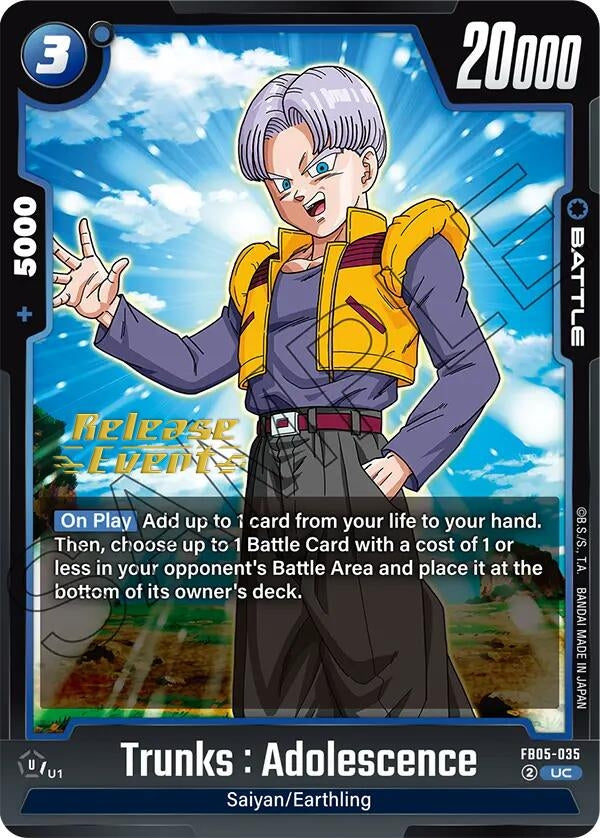 Image for Trunks : Adolescence (FB05-035) [FB05_PR]